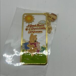 Winnie the Pooh Gold Bookmark